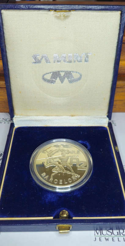 1oz Silver R2 Barcelona Olympics 1992