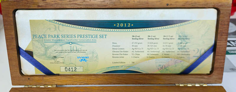 PEACE PARK SERIES PRESTIGE SET 2012 - Greater Mapungubwe Transfrontier Conservation Area
