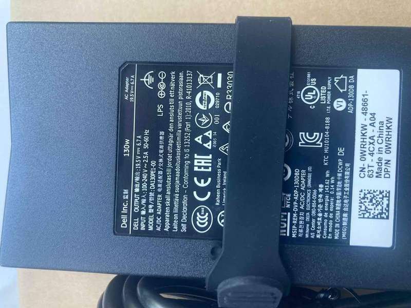  Brand New Genuine Dell 130W Charger  Big Pin (PA-4E) Power Adapter