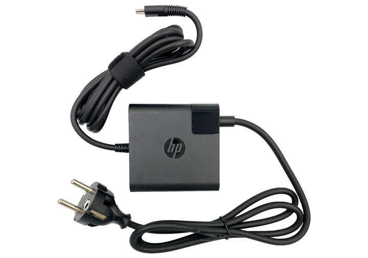 Brand New Genuine HP USB-C 65W Travel Power Adapter for Laptops (Black)