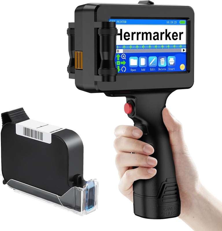 VEVOR-GoPrinter 12.7mm Handheld Printer  Complete Kit Cordless. Compact. Built for On-the-Go
