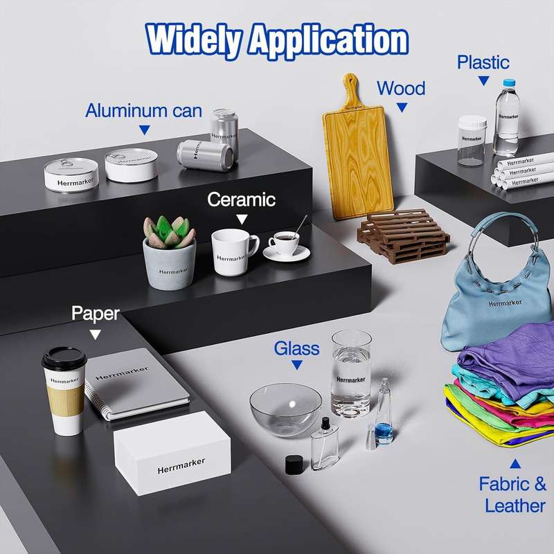 VEVOR-GoPrinter 12.7mm Handheld Printer  Complete Kit Cordless. Compact. Built for On-the-Go