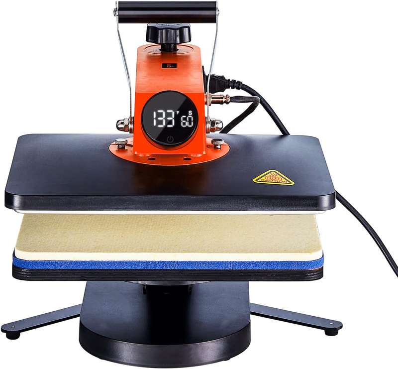 VEVOR 5-in-1 Digital Heat Press Machine 380mm x 290mm  Multifunctional Sublimation