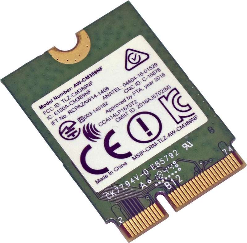 Dell AzureWave AW-CM389MA (0TX8NM) Dual Band Wi-Fi Adapter