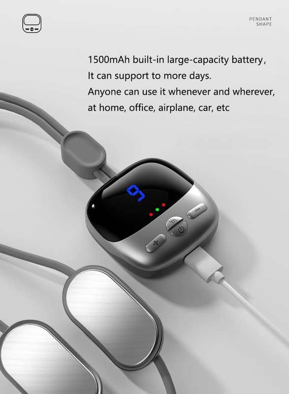 Portable Electric Pulse Neck and Shoulder Massager