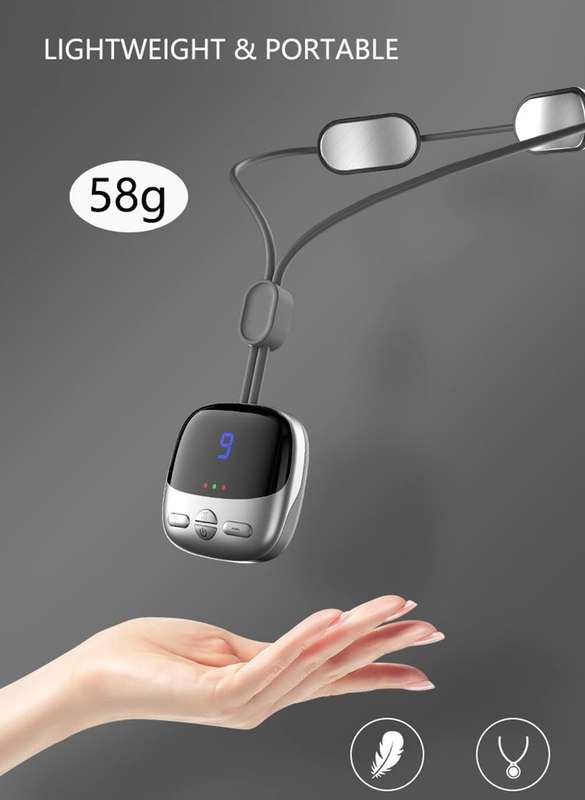Portable Electric Pulse Neck and Shoulder Massager