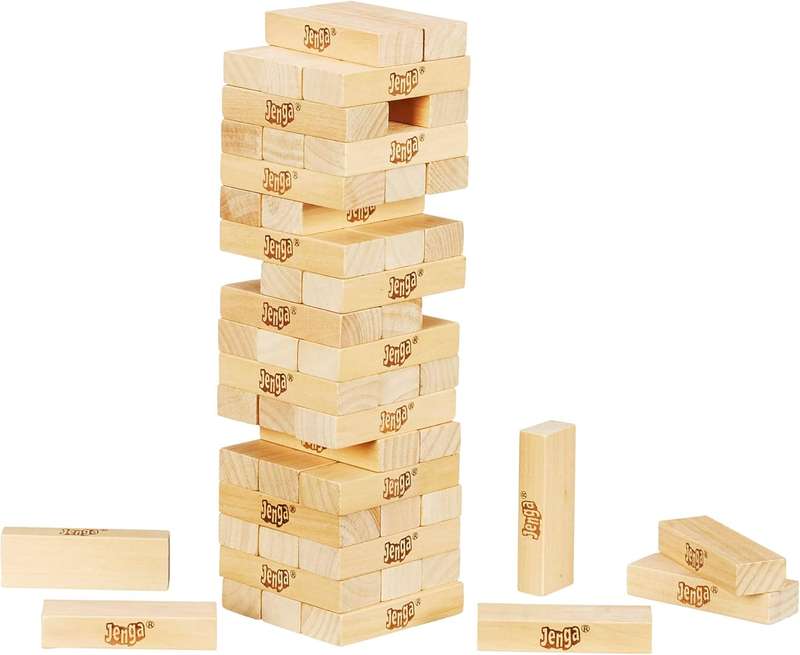 Wooden Blocks Stacking Tumbling Tower Game