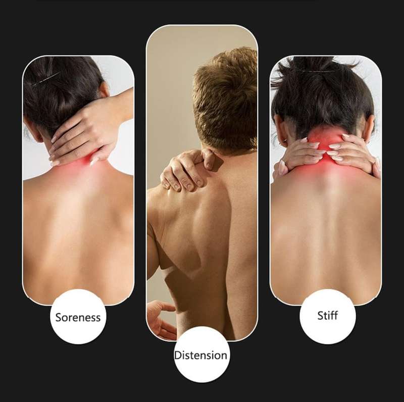 Portable Electric Pulse Neck and Shoulder Massager