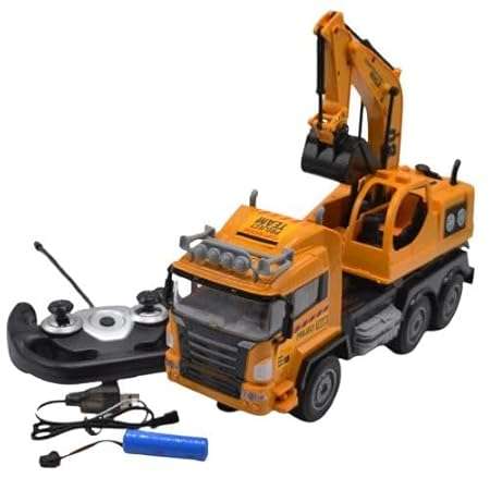 Remote Control Construction Excavator RC Truck 6 Wheel Driver
