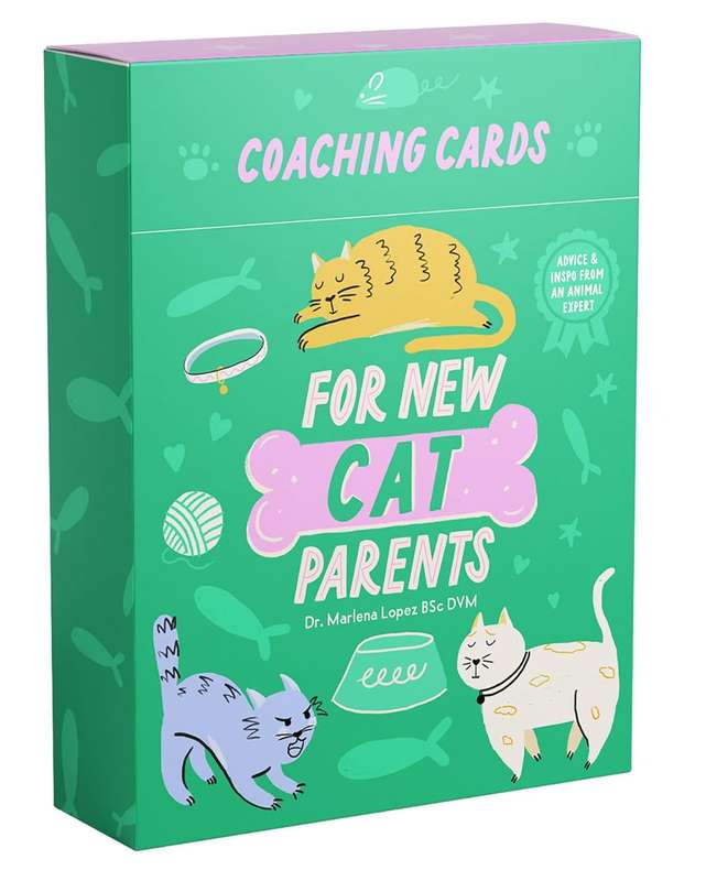 Coaching Cards for New Cat Parents: Advice from an animal expert by Dr. Marlena Lopez BSc DVM