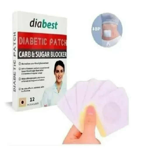 Diabest Diabetic Patch Carb & Sugar Blocker 12 Patches/box