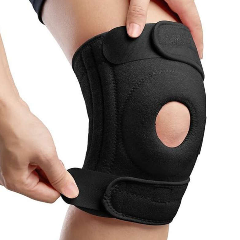 Unisex Knee Support Brace for Running, Cycling, And Exercise (One Size)