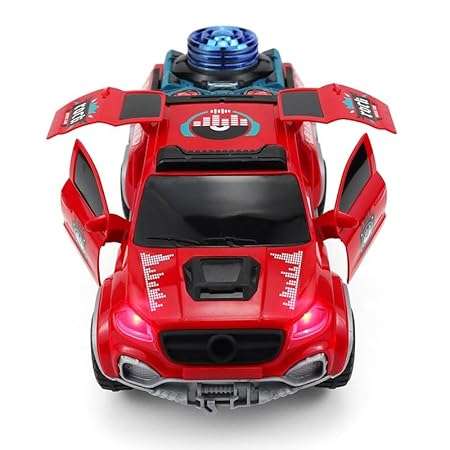 Electronic Dance Music Car Toy Light Sounds & Artificial Wheel