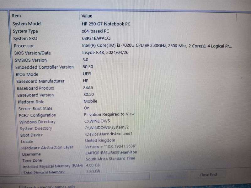 HP 250 G7