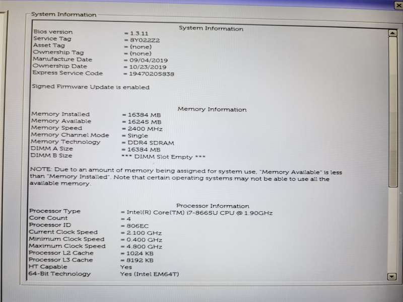 Dell lattitude 7300