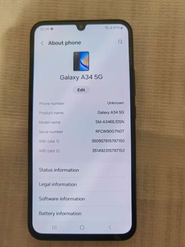 Samsung A3463/ dsn