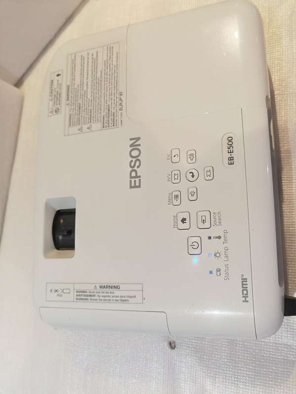 epson projector Epson XGA projector, 3300 lumens EB-E500