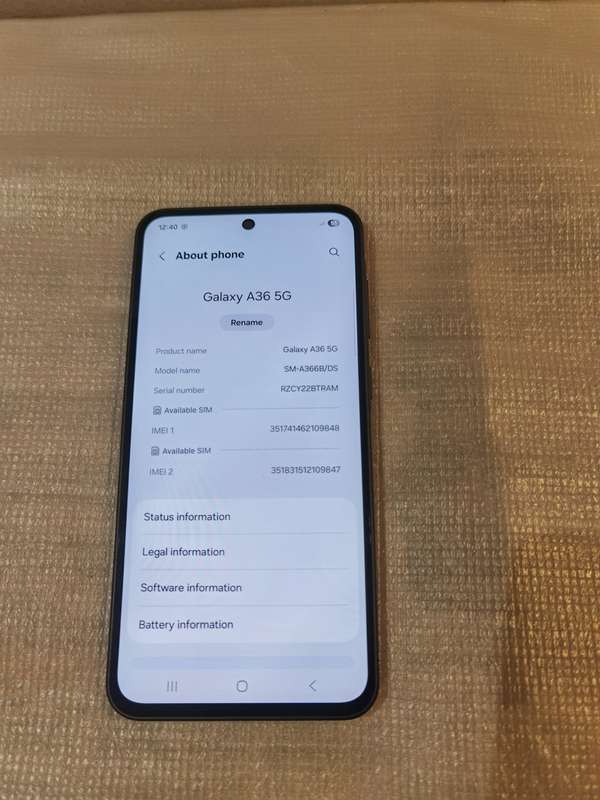 Samsung A36 5G SM-A366B/DS
