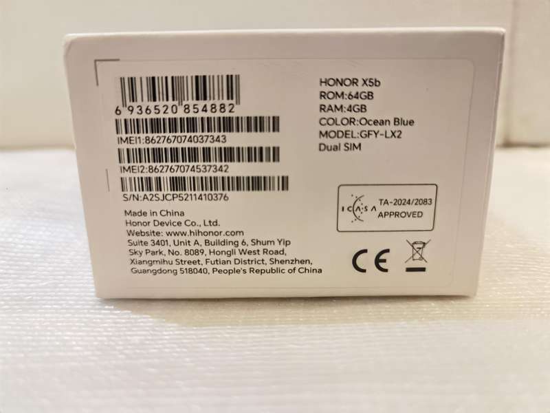 HONOR X5B MINT CONDITION