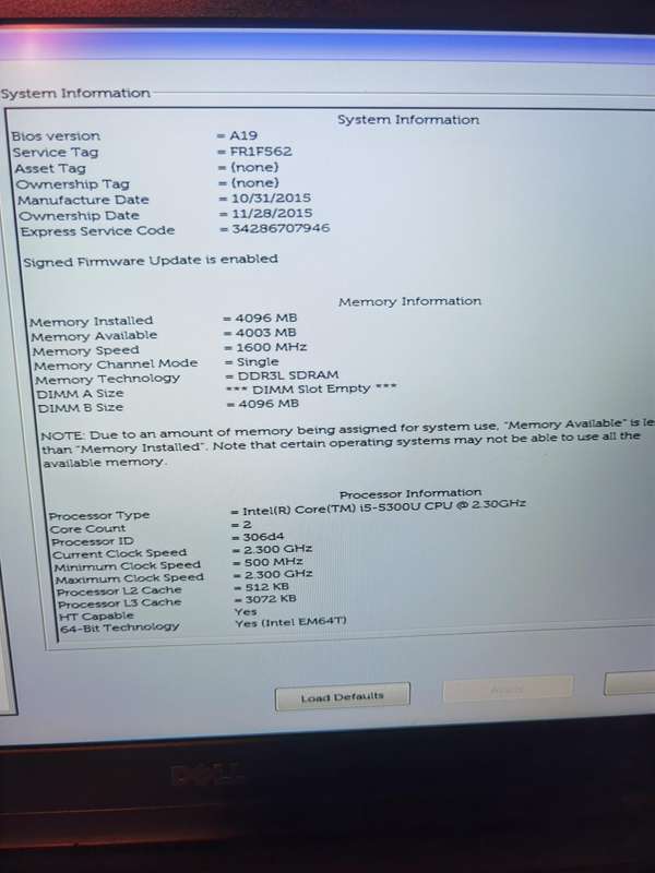 DELL LATITUDE E5450