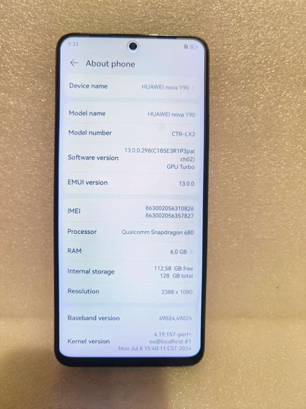 HUAWEI Y90 CTR-LX2