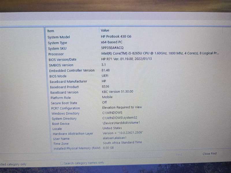 HP pro book 430 G6