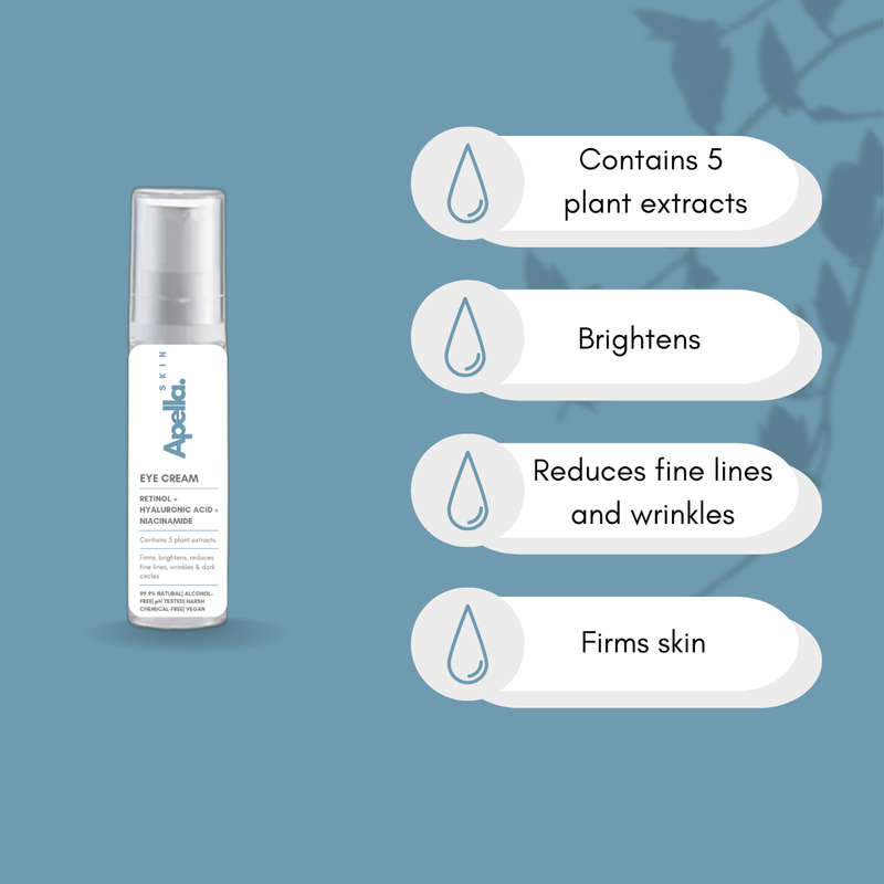 Eye Cream Brightening + Anti-Ageing (Retinol + Niacinamide + Hyaluronic Acid)