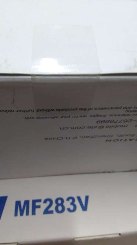 ZTE MF283V LTE (sim card) Router | Open to all Networks