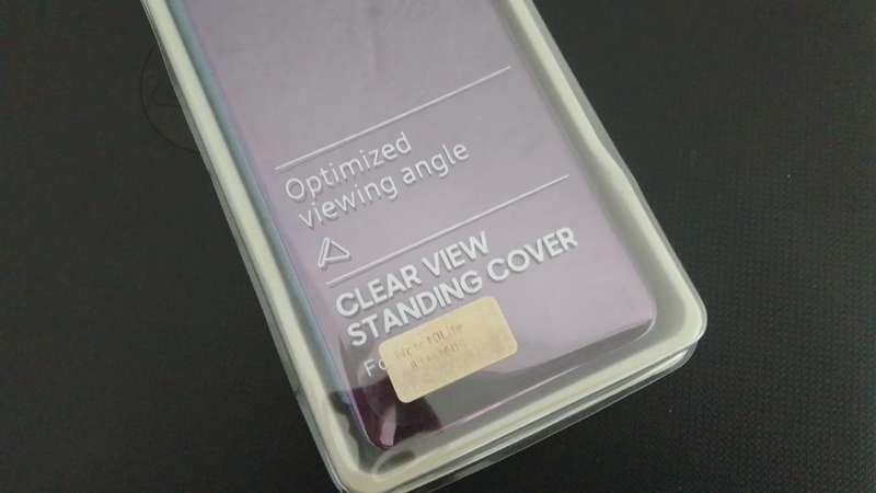 SAMSUNG GALAXY NOTE 10 CLEAR VIEW STANDING COVER