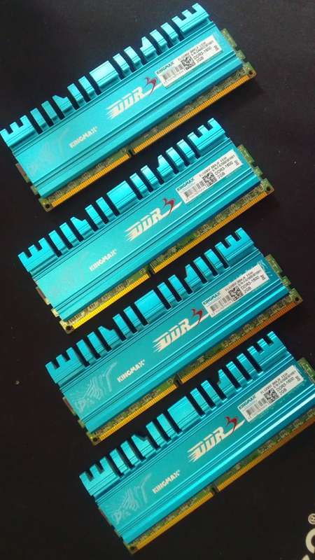 KINGMAX 8GB DDR3-1600 GAMING MEMORY KIT (4 X 2GB)