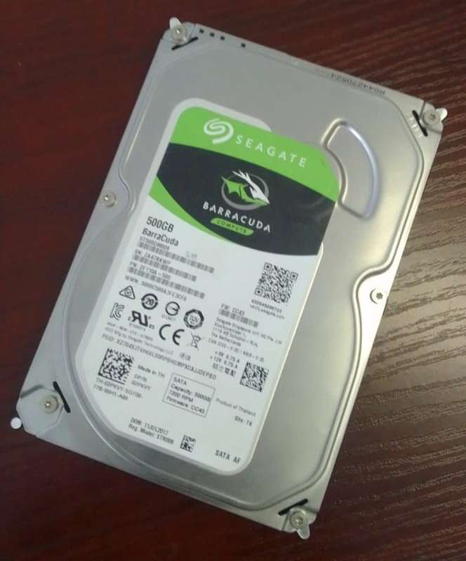 SEAGATE BARRACUDA 500GB 3.5" (DESKTOP) HARD DRIVE