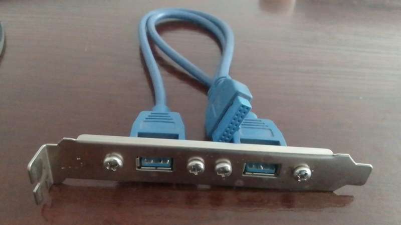 20 PIN 2-PORT BRACKET USB 3.0 CABLE