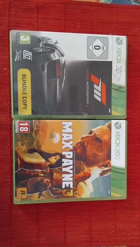 x-Box 360 Games Max Payne 3 & Forza Motor Sport 3
