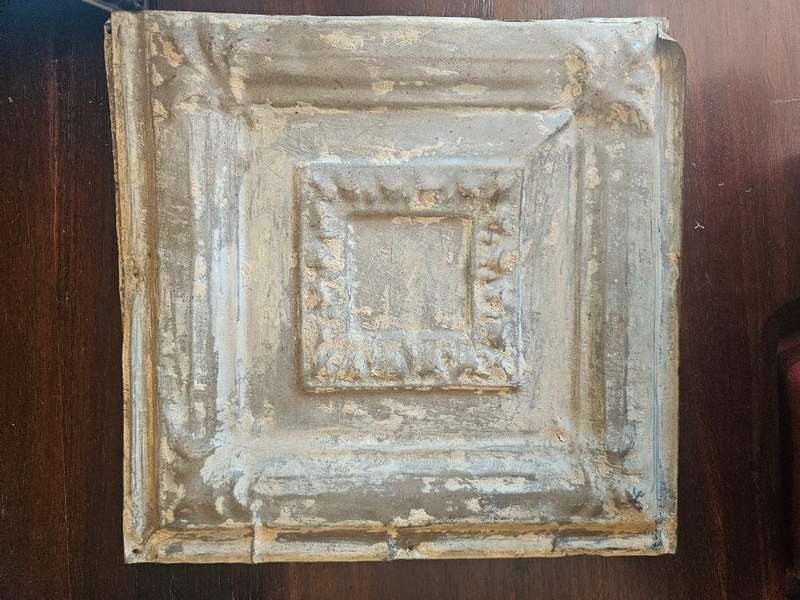Antique ceiling tin (set of 3)