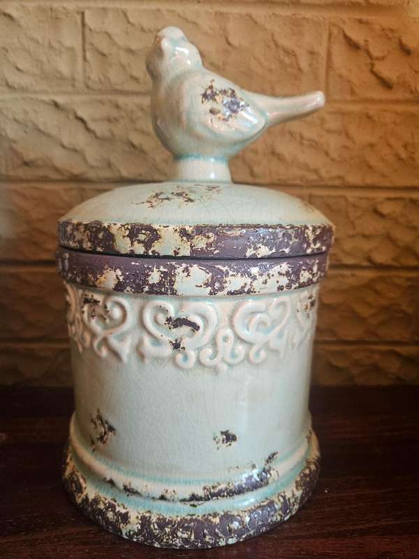 Vintage ceramic canister