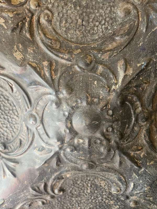 Antique original tin ceiling tile