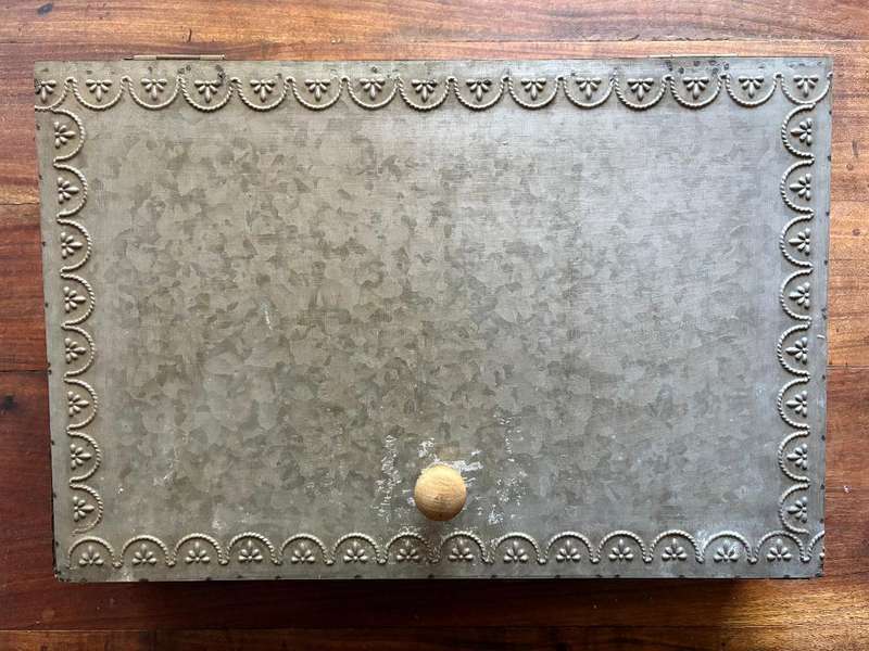 Embossed Metal Tin Box