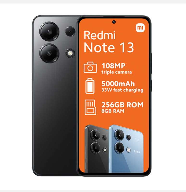 Xiaomi Redmi Note 13 4G Dual Sim 256GB - Black