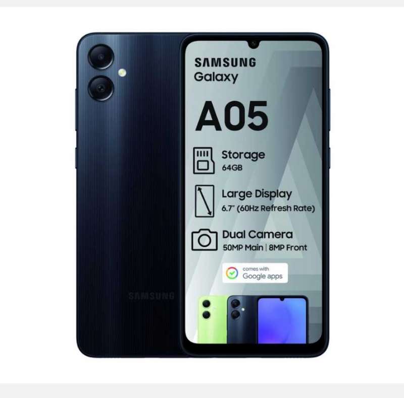 Samsung Galaxy A05 64GB LTE Dual Sim - Black
