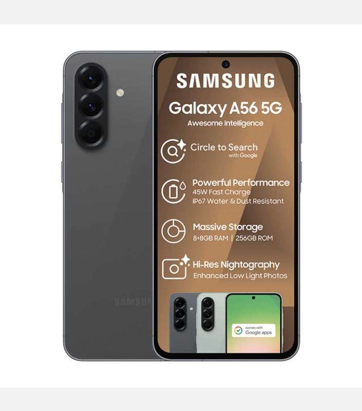 Samsung Galaxy A56 5G Dual Sim 256GB - Graphite, Olive
