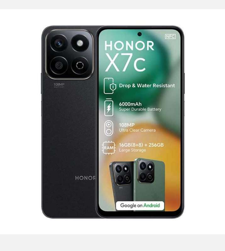 Honor X7c 4G Dual Sim 256GB - Black,Green Mix Color