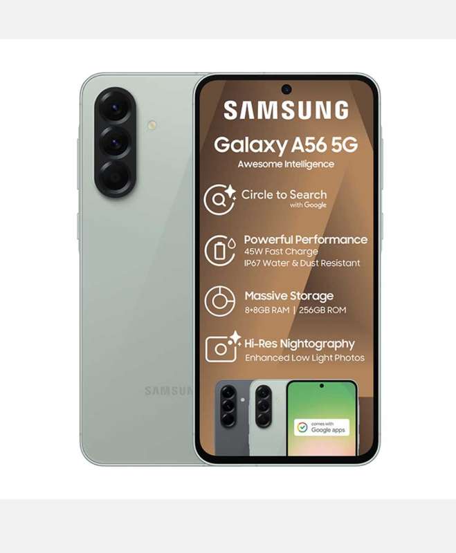 Samsung Galaxy A56 5G Dual Sim 256GB - Graphite, Olive
