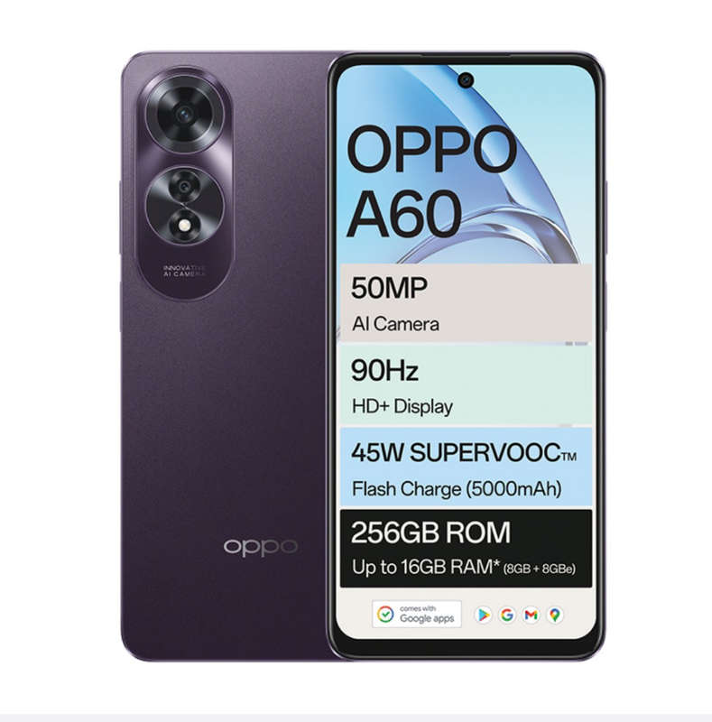 OPPO A60 8/256GB LTE Dual Sim - Mix Color