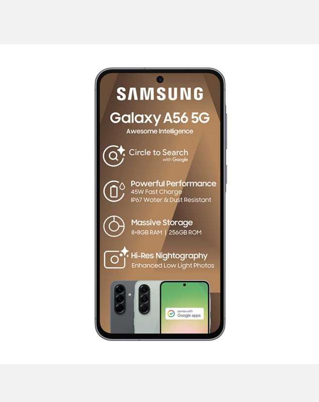 Samsung Galaxy A56 5G Dual Sim 256GB - Graphite, Olive