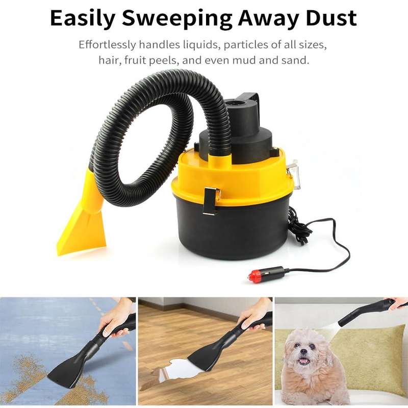 Car Vacuum  Wet and Dry Multifunction Portable Auto Vacuum