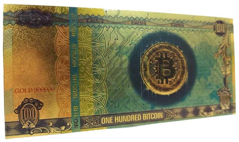 Certified 100 Bitcoin Collection Banknotes