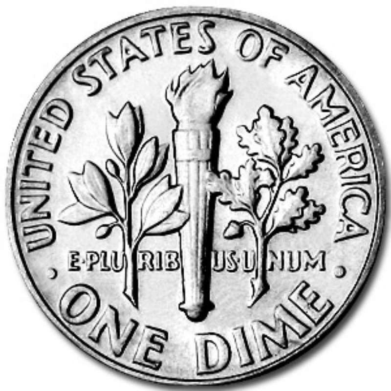 1975 NO S ROOSEVELT DIME BU UNC