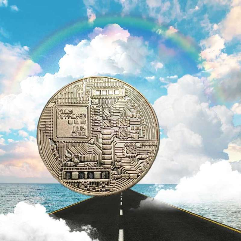 Bitcoin collection commemorative coin