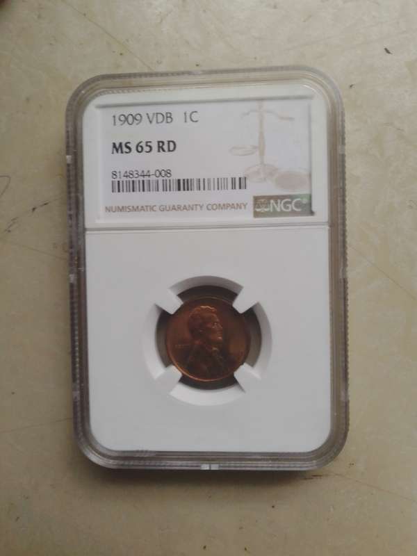 1909 VDB USA LINCOLN PENNY MS65RD