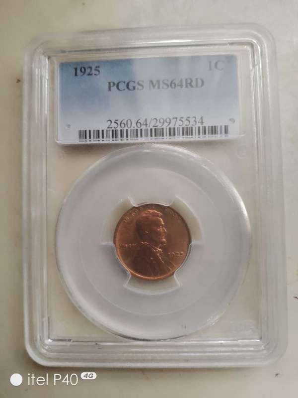 1925 USA LINCOLN PENNY MS64RD